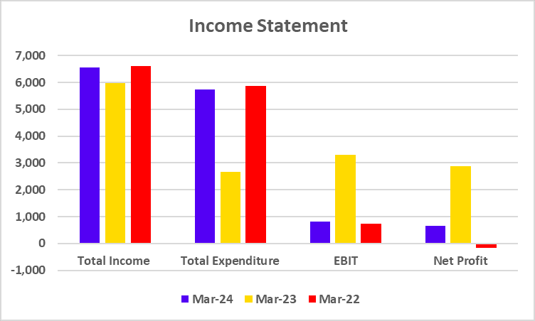 Income Statement of Suzlon Energy 