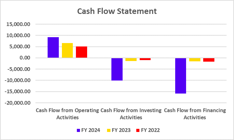 Cash Flow Statement of Hyundai Motor India