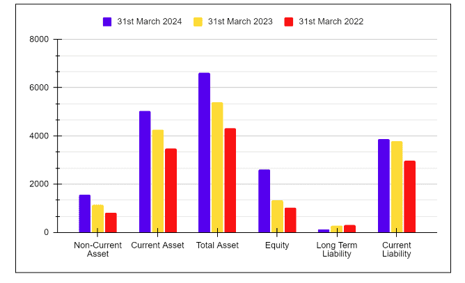 Balance Sheet of Blue Star