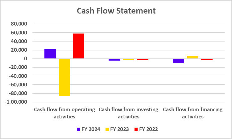 SBI Cash Flow Statement